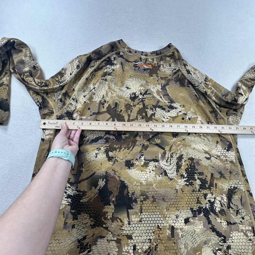 Sitka Core Lightweight Crew Shirt Mens 3XL Brown Camo LS Base Layer Hunting - Picture 10 of 13